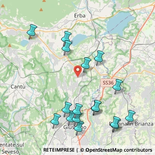 Mappa Via Fabio Filzi, 22040 Lurago D'erba CO, Italia (4.99824)