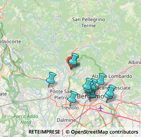 Mappa Via Dante, 24018 Villa d'Almè BG, Italia (6.75583)