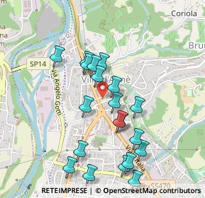 Mappa Via Dante, 24018 Villa d'Almè BG, Italia (0.463)