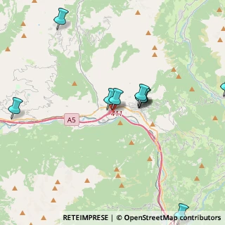 Mappa Autostrada della Valle d'Aosta, 11024 Châtillon AO, Italia (4.70818)