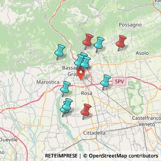 Mappa Via dei Lotti, 36060 Bassano del Grappa VI, Italia (5.98833)