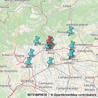 Mappa Via dei Lotti, 36060 Bassano del Grappa VI, Italia (10.64667)
