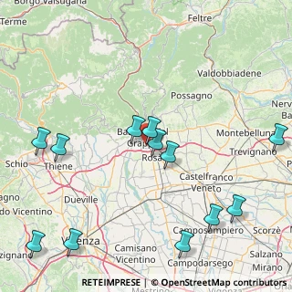 Mappa Via dei Lotti, 36060 Bassano del Grappa VI, Italia (20.04667)