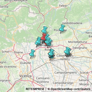 Mappa Via dei Lotti, 36060 Bassano del Grappa VI, Italia (8.66333)