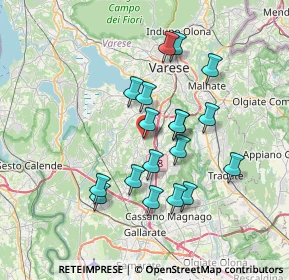 Mappa Via Papa Giovanni XXIII, 21040 Sumirago VA, Italia (6.32611)