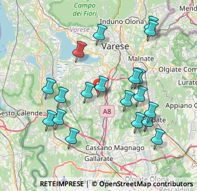 Mappa Via Papa Giovanni XXIII, 21040 Sumirago VA, Italia (7.58789)