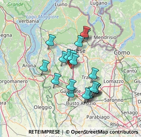 Mappa Via Papa Giovanni XXIII, 21040 Sumirago VA, Italia (11.419)