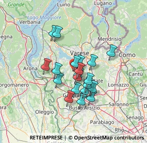 Mappa Via Papa Giovanni XXIII, 21040 Sumirago VA, Italia (10.112)