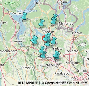 Mappa Via Papa Giovanni XXIII, 21040 Sumirago VA, Italia (9.81286)