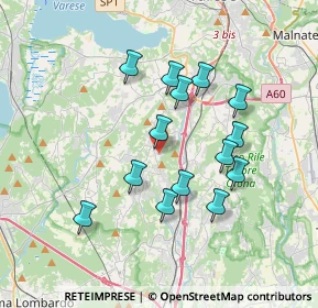 Mappa Via Papa Giovanni XXIII, 21040 Sumirago VA, Italia (3.22857)