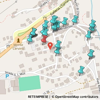 Mappa Via Menabreaz, 11024 Châtillon AO, Italia (0.12)