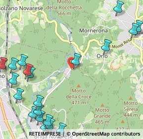 Mappa Regione Monticelli n°, 28045 Invorio NO, Italia (1.582)