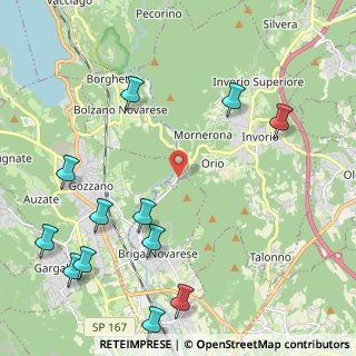 Mappa Regione Monticelli n°, 28045 Invorio NO, Italia (2.81083)