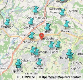 Mappa Via Massimo D'Antona, 23892 Cassago Brianza LC, Italia (2.30889)