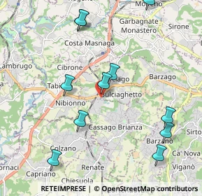 Mappa 23892 Cassago Brianza LC, Italia (2.28455)