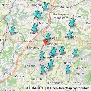 Mappa Via Massimo D'Antona, 23892 Cassago Brianza LC, Italia (2.2085)