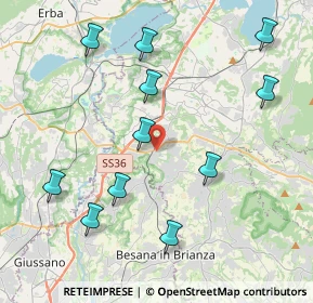 Mappa Via Massimo D'Antona, 23892 Cassago Brianza LC, Italia (4.46091)