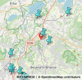Mappa 23892 Cassago Brianza LC, Italia (7.4175)