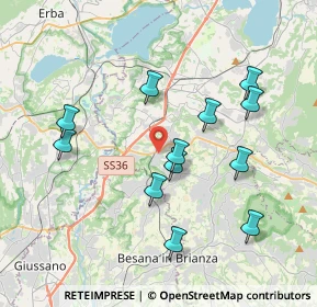 Mappa Via Massimo D'Antona, 23892 Cassago Brianza LC, Italia (3.715)