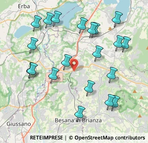 Mappa Via Massimo D'Antona, 23892 Cassago Brianza LC, Italia (4.412)