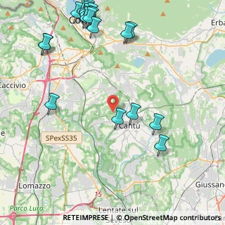 Mappa Via Adige, 22063 Cantù CO, Italia (5.815)