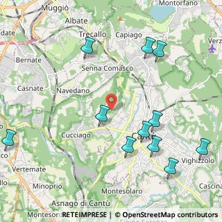 Mappa Via Adige, 22063 Cantù CO, Italia (2.48545)