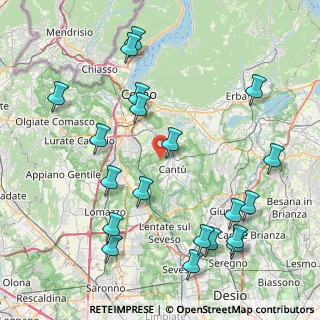 Mappa Via Adige, 22063 Cantù CO, Italia (9.749)
