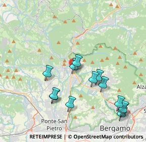 Mappa Via Antonio Fogazzaro, 24018 Villa d'Almè BG, Italia (4.07077)