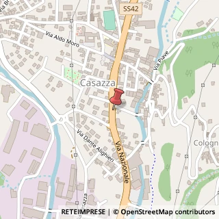 Mappa Via Nazionale, 56, 24060 Casazza, Bergamo (Lombardia)