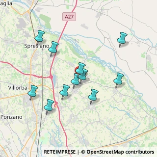 Mappa Vicolo dello Stadio, 31052 Maserada sul Piave TV, Italia (3.50091)