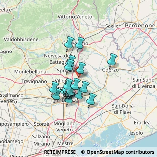 Mappa Vicolo dello Stadio, 31052 Maserada sul Piave TV, Italia (10.2825)