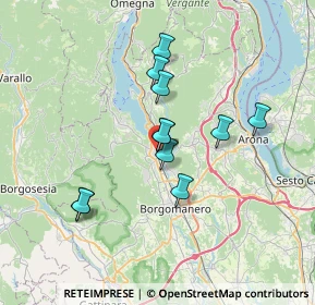 Mappa Via Vescovado e Basilica, 28024 Gozzano NO, Italia (5.73)