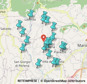 Mappa Via Costabernardo, 36060 Molvena VI, Italia (1.646)