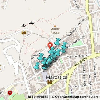 Mappa Via Tempesta, 36063 Marostica VI, Italia (0.166)