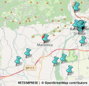 Mappa Via Tempesta, 36063 Marostica VI, Italia (5.8265)