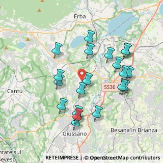 Mappa Via Dante Alighieri, 22040 Lurago D'erba CO, Italia (3.745)