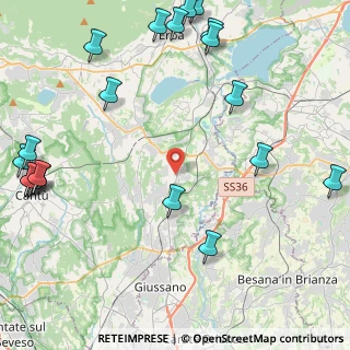 Mappa Via Dante Alighieri, 22040 Lurago D'erba CO, Italia (6.219)