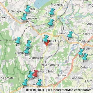 Mappa Via Dante Alighieri, 22040 Lurago D'erba CO, Italia (2.79733)