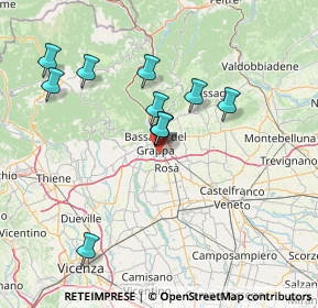 Mappa Via Fabio Filzi, 36061 Bassano del Grappa VI, Italia (13.00273)