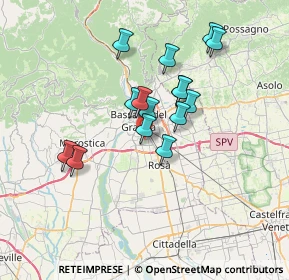 Mappa Via Fabio Filzi, 36061 Bassano del Grappa VI, Italia (5.65133)