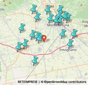 Mappa Via Cà Falier, 31044 Montebelluna TV, Italia (4.0185)