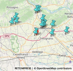 Mappa Via Cà Falier, 31044 Montebelluna TV, Italia (7.32846)