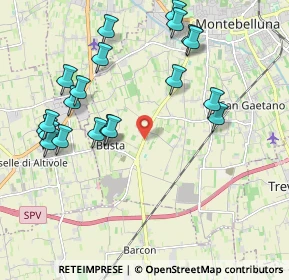 Mappa Via Cà Falier, 31044 Montebelluna TV, Italia (2.203)