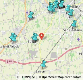 Mappa Via Cà Falier, 31044 Montebelluna TV, Italia (2.6095)