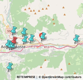 Mappa Villaggio la Rovarey, 11020 Quart AO, Italia (5.335)