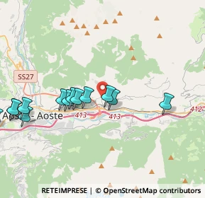Mappa Villaggio la Rovarey, 11020 Quart AO, Italia (4.23538)