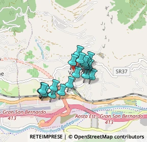 Mappa Villaggio la Rovarey, 11020 Quart AO, Italia (0.6125)