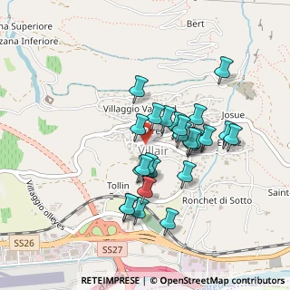 Mappa Villaggio la Rovarey, 11020 Quart AO, Italia (0.372)