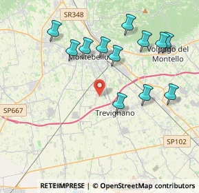 Mappa Via dei Tuono, 31044 Montebelluna TV, Italia (4.12417)