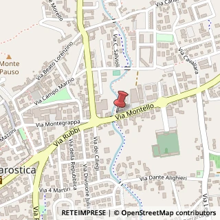 Mappa Via Montello, 1a, 36063 Marostica, Vicenza (Veneto)